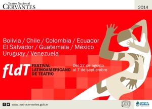 El Cervantes realizará el Festival Latinoamericano de Teatro.